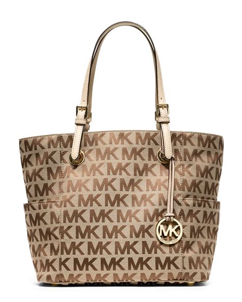 michael kors logo tote